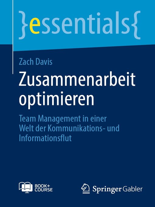 Title details for Zusammenarbeit optimieren by Zach Davis - Available